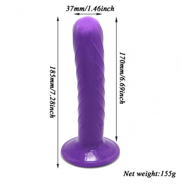 Orissi - Female Leather Strap On Vibrator (L:17cm - D:3.7cm) Orissi - Female Leather Strap On Vibrator (L:17cm - D:3.7cm)